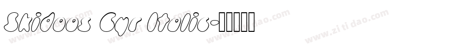 Skidoos Cyr Italic字体转换